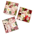 Valentines Day Gift Soap Flower Box Square Luxury Valentines Day Exquisite Window Gift Box Valentines Day Gift