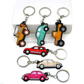 Custom Pvc Rubber Car Keychain Advertising Gift Cute Cartoon Anime Ornament Keychain Accessories