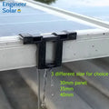 Solar Panel Water Drain Clips 35mm 30mm Water Drainage Clamp Solar Siphon Clips Clean Solar Panel PV Roof Solar System