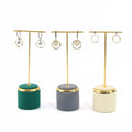 Elegant Design Metal T- Shape Earring Display Stand Jewelry Showcase Earrings Display Props