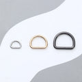 Women's Custom Metal D Rings Other Bag Parts & Accessories Silver & Gold Alloy Tag for Bags