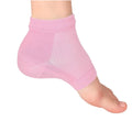 Unisex Gel Heel Pads with SEBS Cushion-Invisible Non-Slip Half Socks for Shock Absorption Pain Relief and Height Increase