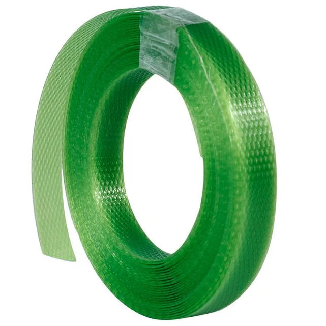 New Raw Material Green PP Strapping Green Bundle Strap Belt Strip Roll for Shipping Boxes