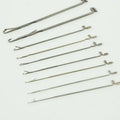 Wholesale 100Pcs/Bag Mask Earloop Flat Knitting Machine Needles Sweater Knitting Tool With Latch