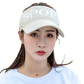 Spring Summer Sports Hats for Girls Breathable Sun Protective Outdoor Mesh Baseball Caps Knitted Visor Caps