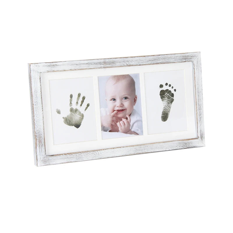 Rustic Distressed Wood MDF Eco-friendly Handmade Collage Picture Photo Frame for Three Photos Wall Mounting Home Decoration
