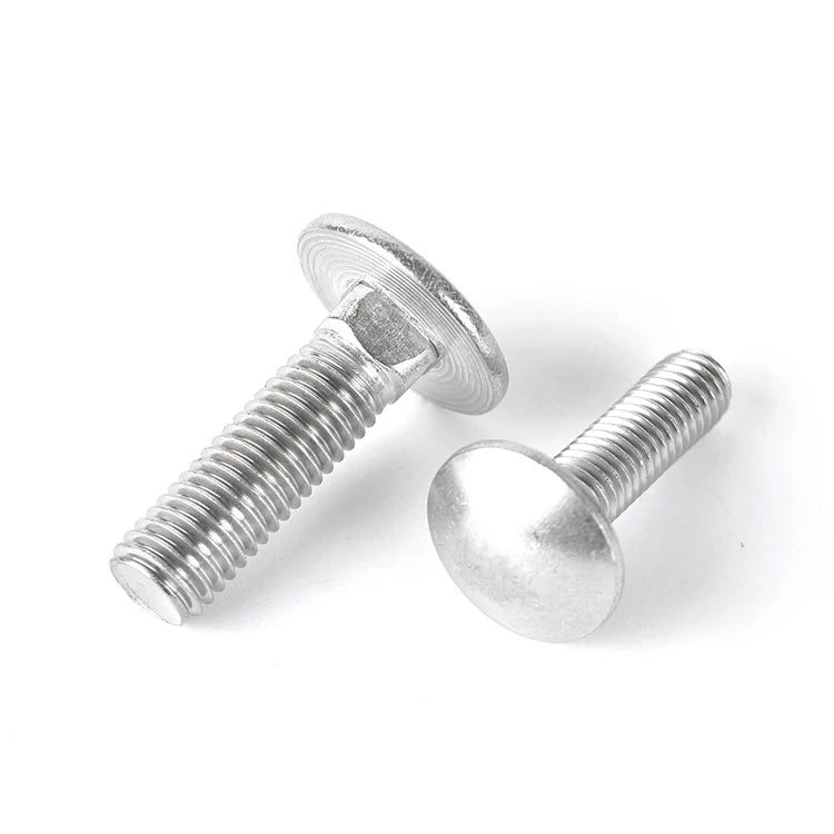 New Arrival Stainless Carriage Bolt M5x10 Fine Thread Carriage Bolts  and Nuts Mirror Screw Cap M1.2 Screw