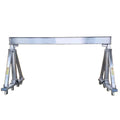 Aluminum Frame Mobile Gantry Cranes Universal Wheels Electric Mini Gantry Crane Warehouse Material Lift