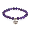 Natural Stone Bracelet Inspirational Bead Bracelet Healing Pray Mala Yoga Massage Charm Bracelet Customization