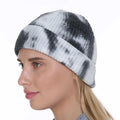 Custom logo Funky Tie Dye Knitted Beanie Watch Hat Short-sleeved Beanie for Women Men