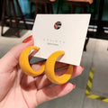 Fashion Acrylic Earrings  C-shaped Earrings for Women Wholesale N240256