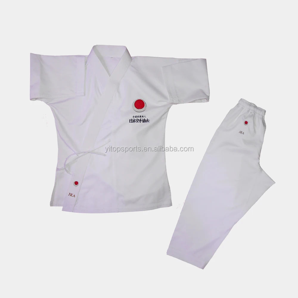WKF Approved High Quality White Karate Gi Training Comfortable Karate Uniform