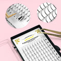 Abonnie Wholesale Pre Made Lash Fans 0.05 Pre-Made Eyelash Extensions 3D 4D 5D 6D Handmade Long Stem Premade Volume Fans
