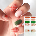 Nail Supplies Flower Line Design Nail Patch Decals 3D UV Semi Cured Gel Nail Art Sticker
