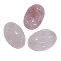 Natural Pink Crystal Massage Rock Hand Polished Rose Quartz Palm Stone For Healing