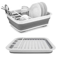 Collapsible Dish Dryer Foldable Rack Dish Multifunctional Kitchen Accessories Storage Rack Vegetable Water Drain Basket