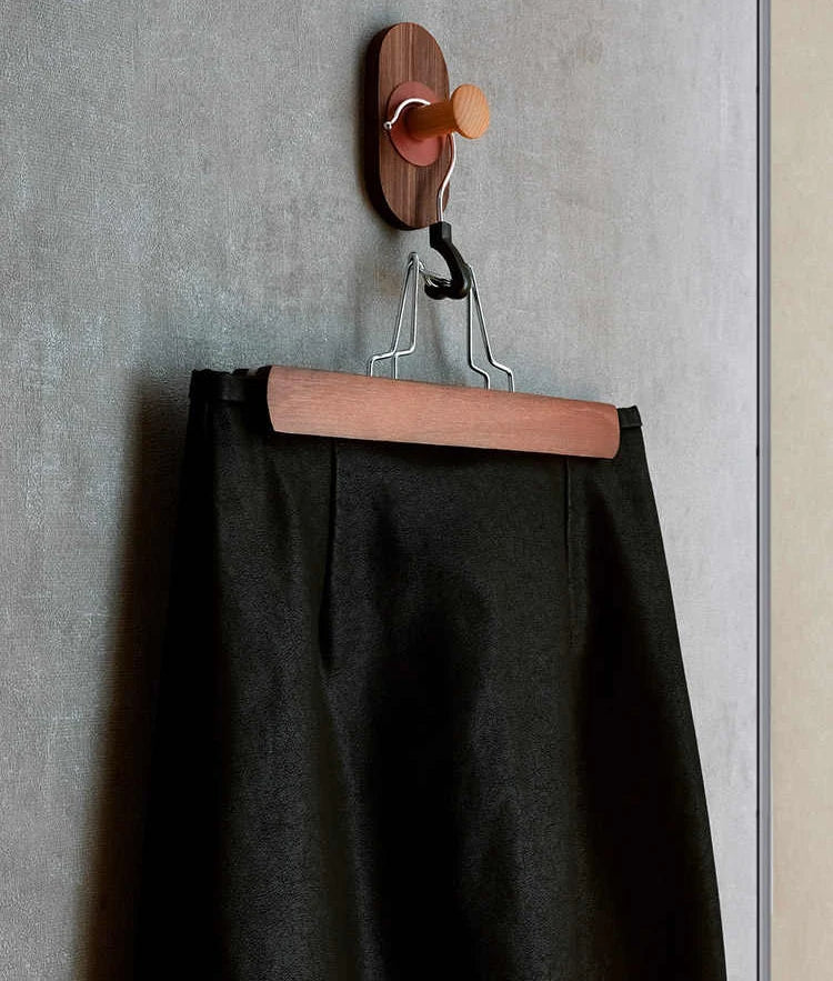Multifunctional Use Manufacturer Wooden Trouser Clamp Hanger Skirt Hair Extension Hangers