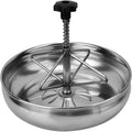 Animal Feeders Baby Pig Round Trough Anti Aging of Stainless Steel Wholesale 28*20 CM Package Eco-friendly 1 Piece Automatic