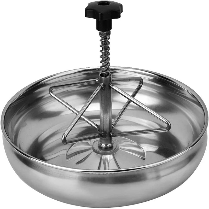 Animal Feeders Baby Pig Round Trough Anti Aging of Stainless Steel Wholesale 28*20 CM Package Eco-friendly 1 Piece Automatic