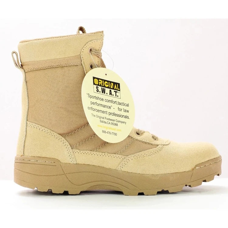 Men's Lace up Safety Shoes Tactical Boots