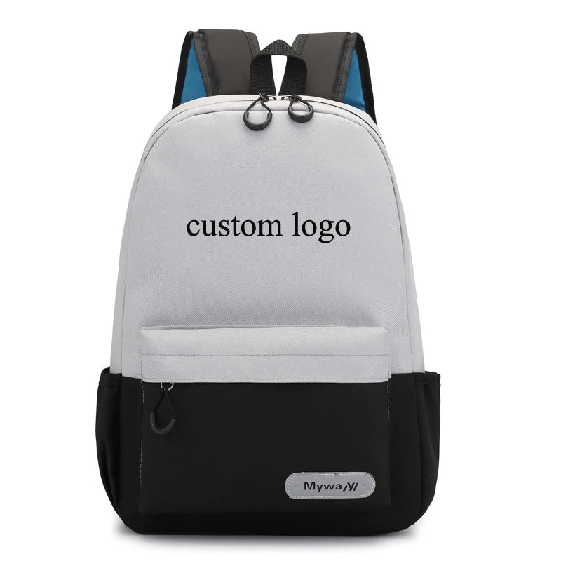 2025 Customized Logo Cartoon Waterproof Nylon Unisex Backpack Wholesale Customized Kindergarten Schoolbags for Primary School