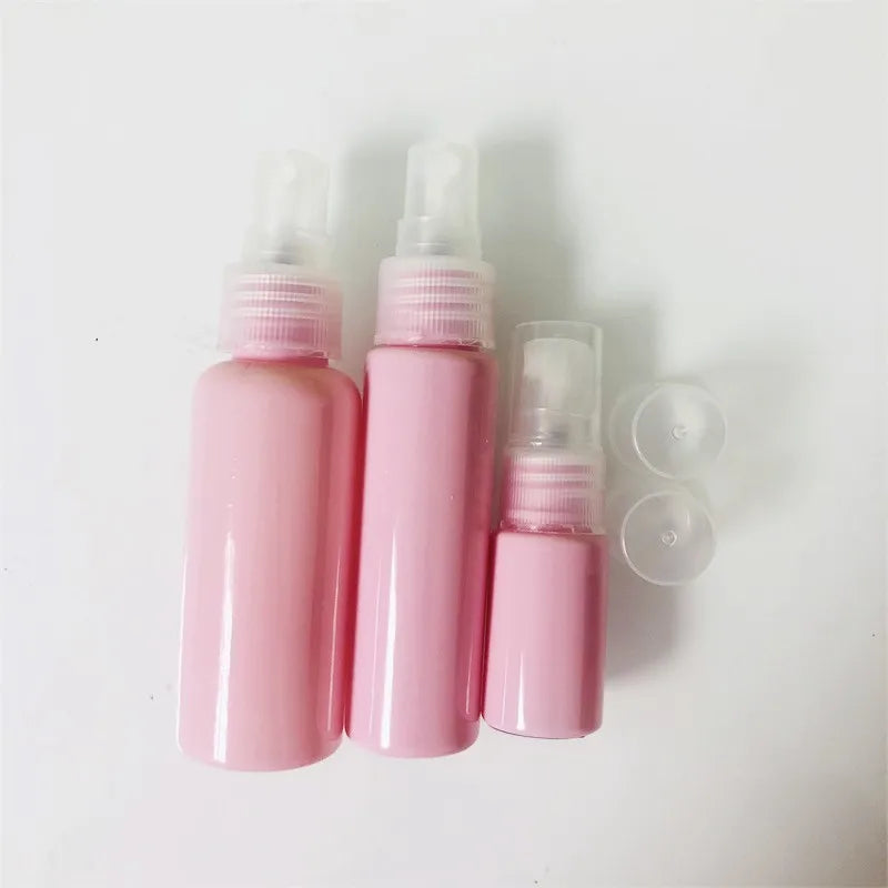 Wholesale in Stock 10ml 30ml 50ml Pink Color Spray Bottle Portable Small Bottle for Travel