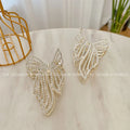 New Arrival Metal Stereo Fairshaped Butterfly Hair Claw Elegant Woman Fashion Catch Clip