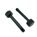 M3 M4x16 M5 M6 M8 Black Nickel Stainless Steel Screws with Knurling Flat Oval Head Hand Tighten Thumb Screw Metric System