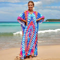 Kaftan Dresses Plus Size Bathing Suit Cover up Caftan Maxi Beach Dress for Women