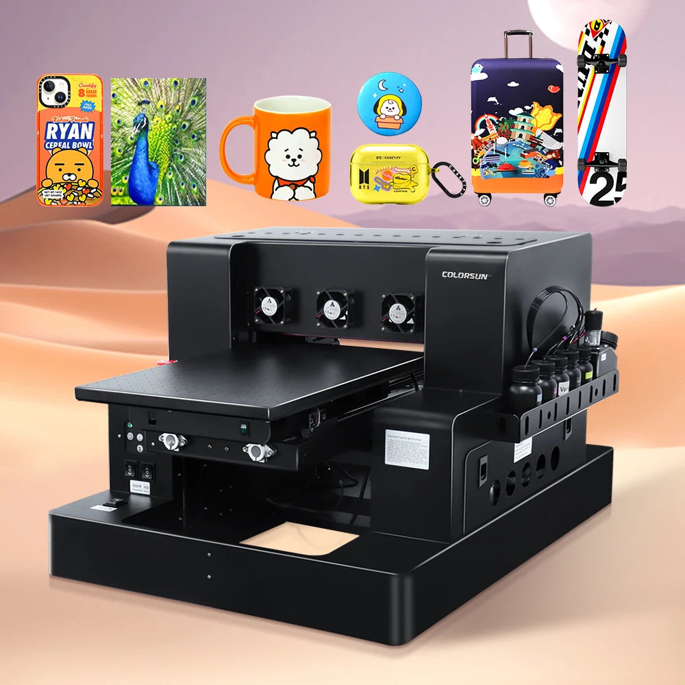 Hot Selling A3 A4 UV Printer Machine Automatic Flatbed UV LED Flatbed Printer AB Film UV Dtf Printer T-shirt Transfer Machine