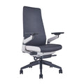 High Back Lumbar Support Ergonomic Adjustable Power Tilt & Lift Gliding Seat Computer Mesh Executive Office Chair