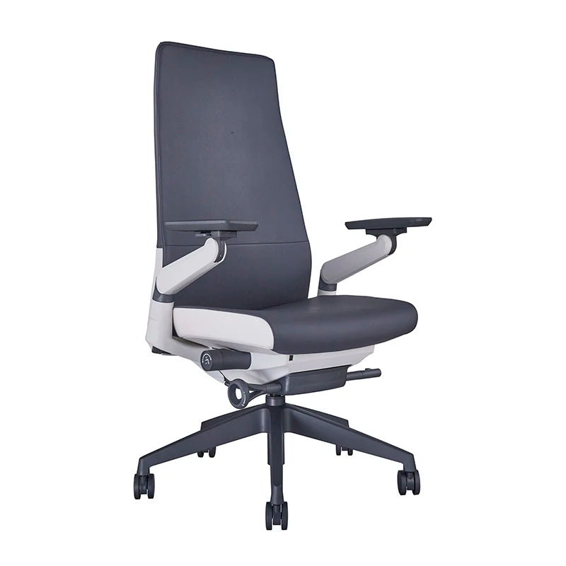 High Back Lumbar Support Ergonomic Adjustable Power Tilt & Lift Gliding Seat Computer Mesh Executive Office Chair