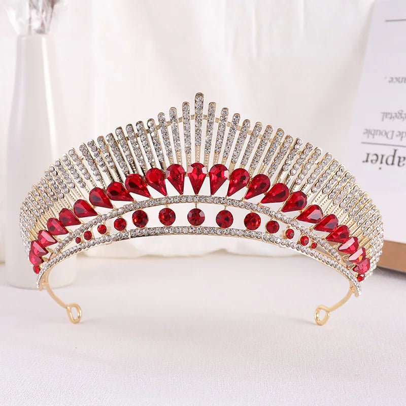 Wholesale Crystal Princess Crown Bridal Pageant Crown Tiaras Rhinestones Crown for Wedding