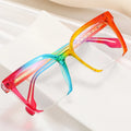 82076 Woman Optical Fashion Custom Large Frame Frame Spectacles for Women square Oversized Frames Optical Cheap Eyeglass 2025