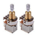 Electric Guitar Bass Potentiometers Split Shaft Pots Push Push Button Switch Guitar Parts 2pcs