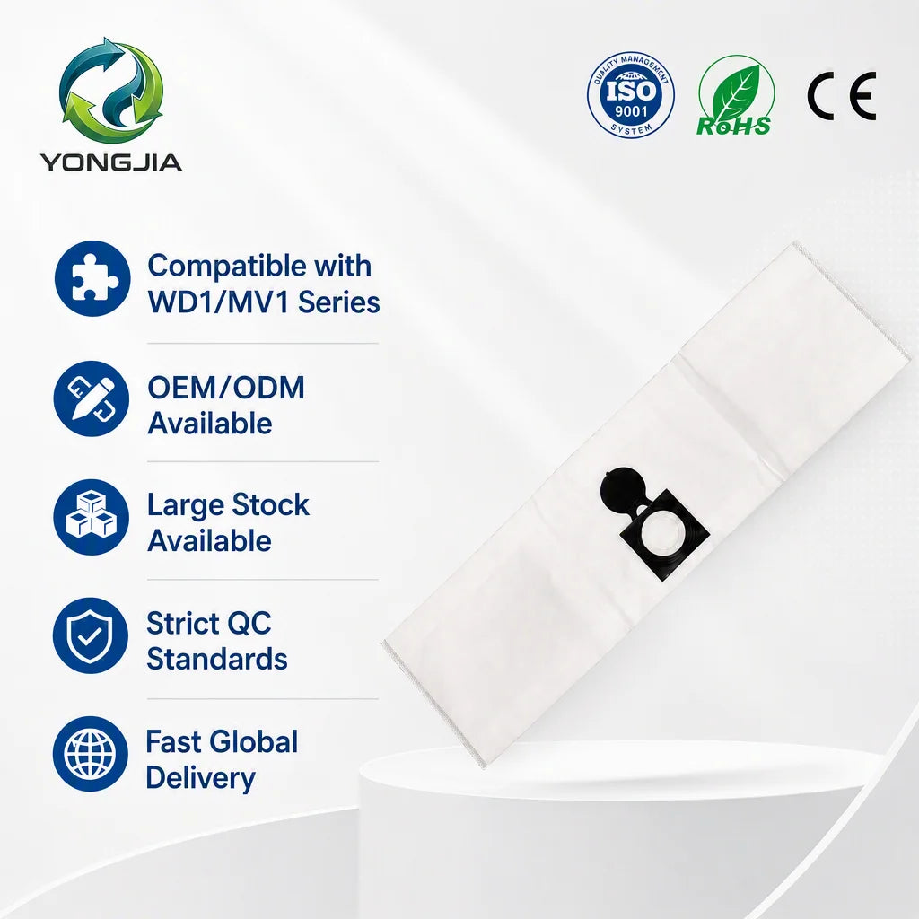 OEM/ODM SuzhouYJ Replacement Dust Bag Collector for Kar-Chers WD1/MV1 Vacuum Cleaner Accessories Dust Bag MegaBDM