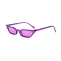Women Small Vintage Brand Designer Sun Glasses Retro Red Purple Ladies Female Shades Thin Frame Sunglasses Cat Eye Sports