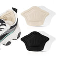Foot Care Memory Foam Shoe Insoles Heel Protectors Cushions Heel Grips Pads Beige/Black One Size Fits All