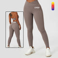 Unique Design Breathable Quick Dry Athletic Gym Clothes Cross Waist Fitness Pants Butt Lifting Activewear Yoga Legging