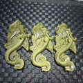Wholesale Natural Crystal Healing Stone Hand Carved Gold Obsidian Mermaid for Home Decoration Gift