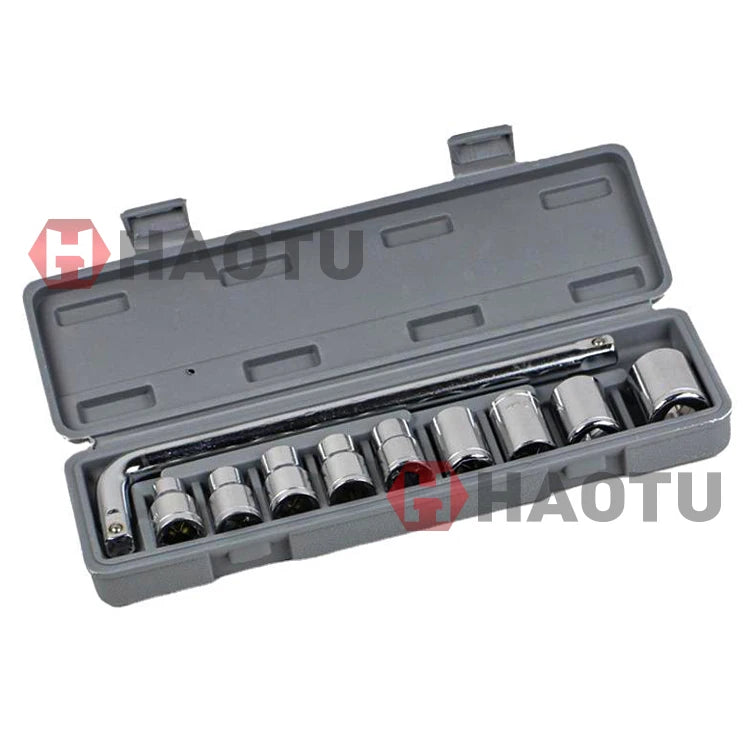Hot Selling and Stock 10 Pcs 1/2'' Dr. Socket Set L Wrench 10pcs Socket Set for Repair