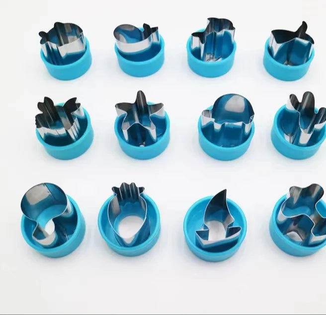 7sets/ Packs Food Grade 304 Stainless Steel Multi Shapes Toast/veggie/cookie/cake/sandwich Cutter Mould Set