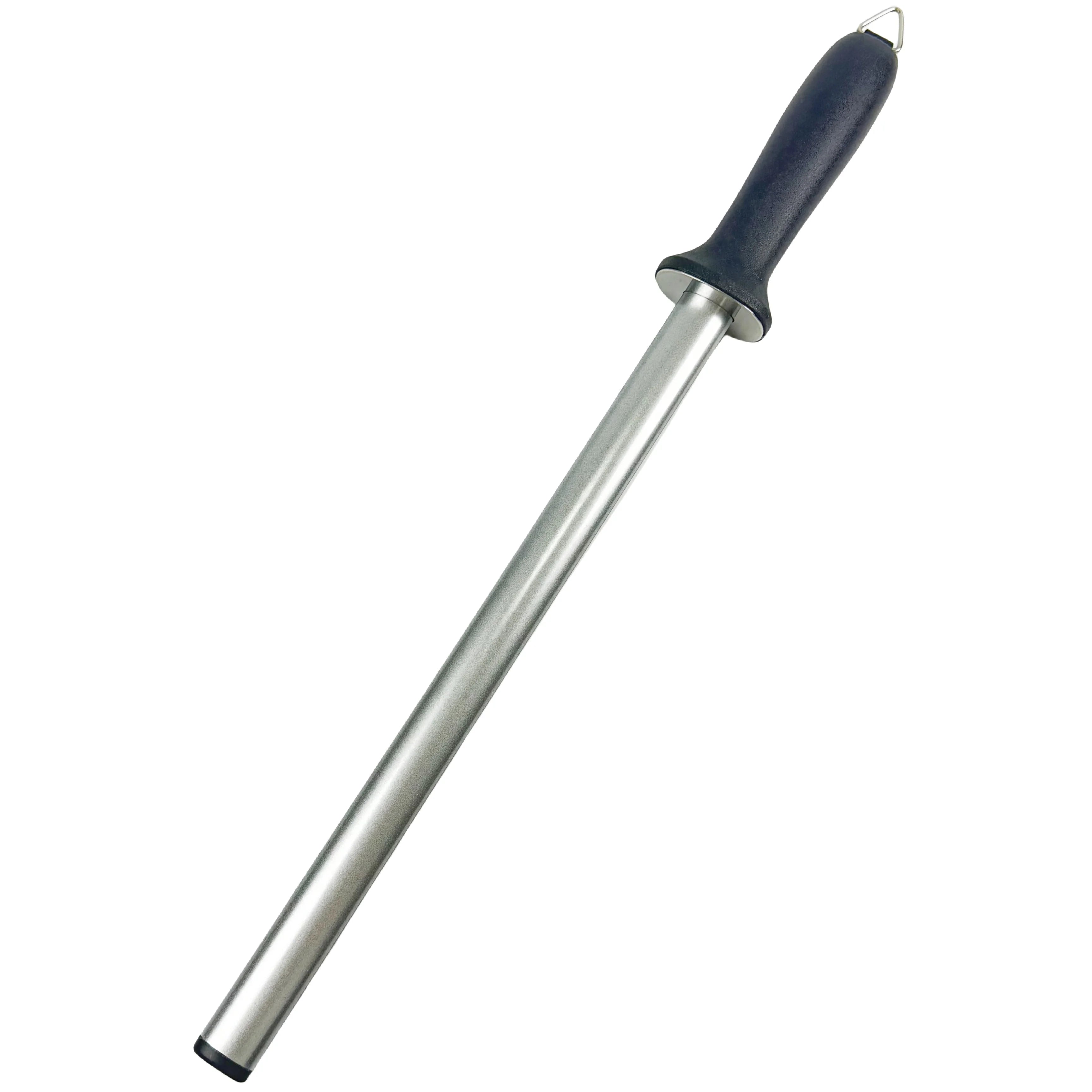 12 Inches Diamond Honing Steel Professional Knife Sharpener Rod Tungsten Carbide Multi-Sharpener for Honing Knife Blades