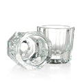 Manicure Acrylic Nail Art Tools Glass Bottle Finger Gel Removing Tools Transparent Mini Small Crystal Glass Cup