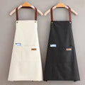 Printed Apron for Home Waterproof Oil Proof Kitchen Work Apron Convenient Storage for Men and Women Adult Apron