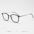 Ultralight TR90 Vintage Square Myopia Glasses Anti-Blue Light UV400 Protection Prescription Eyeglass Frames for Unisex
