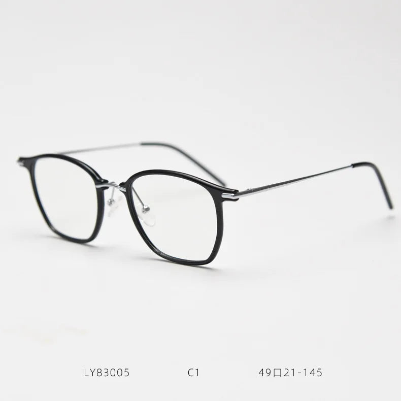 Ultralight TR90 Vintage Square Myopia Glasses Anti-Blue Light UV400 Protection Prescription Eyeglass Frames for Unisex