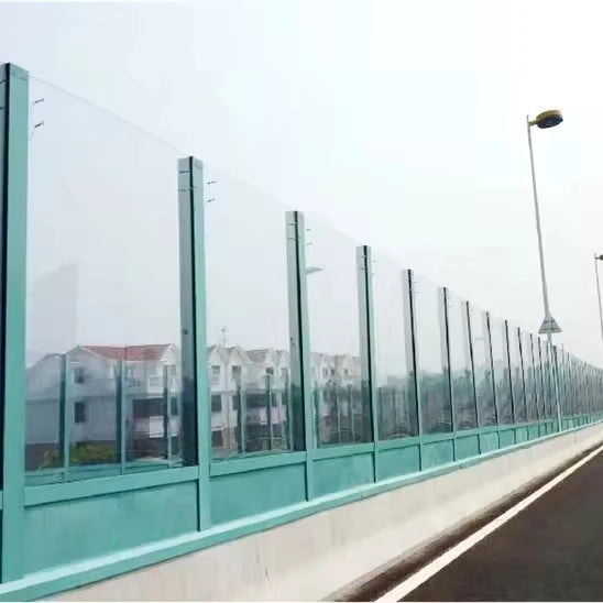 Transparent Sound Barriers Acrylic Polycarbonate Visual Noise Barrier