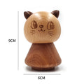 Nordic Wooden Toothpick Holder Creative Cute Decoration Ornaments Pure Handmade Solid Wood Toothpick Box