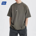 Wholesale Men Blank T-shirt Custom Printing Brand Loose Drop Shoulder Oversized T Shirt